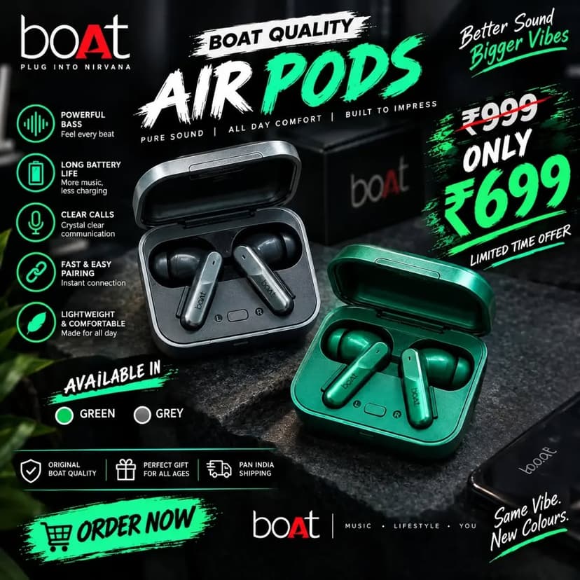 boAt Airdopes Wireless Earbuds