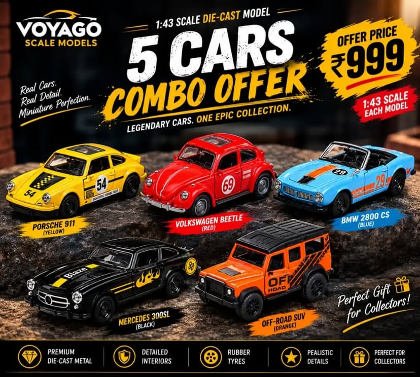 Collector 5-Car Bundle (1:43 Scale) - Image 1